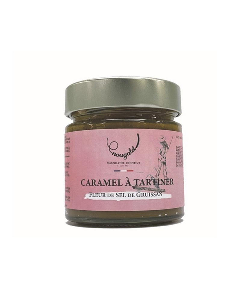 Caramel à tartiner fleur de sel de Gruissan