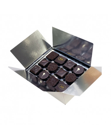 Ballotin 250g - Chocolat noir artisanal • Chocolats Lade